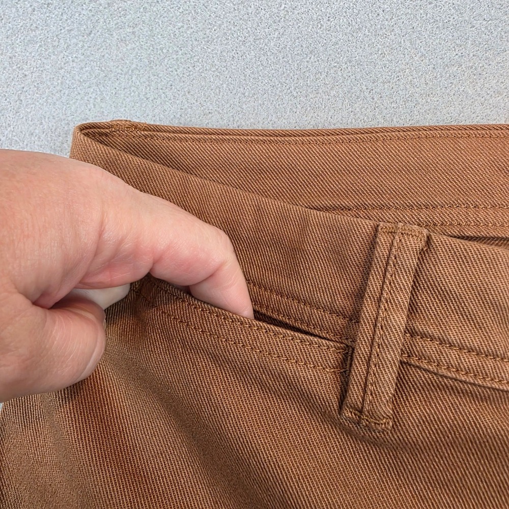 GAP Womens High Rise Utility Wide Leg Pant Spice Brown Preppy Pants sz 10 NWT - Picture 2 of 12